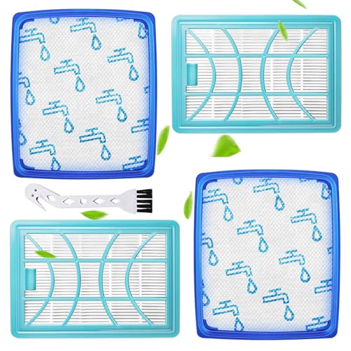 Filtre pour Philips PowerPro Expert 7000 FC9728 FC9741 lot de 2