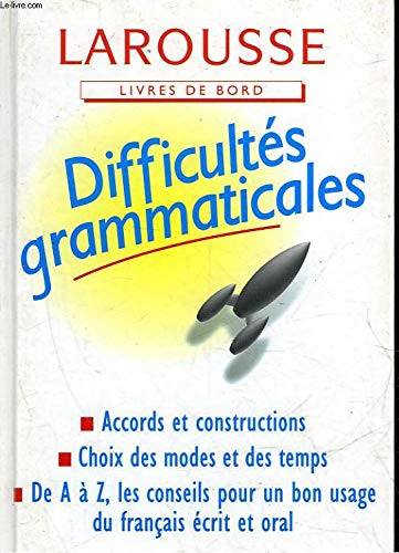 Difficultés grammaticales Collectif