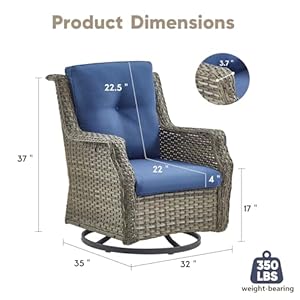 Swivel rocker patio chairs2 pieces patio swivel rocker chairs outdoor wicker chair patio swivel rocking chairs outdoor swivel rocker patio chair  urban country home decor