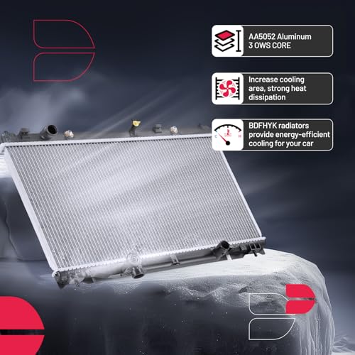Image of BDFHYK CU2436 Aluminum Radiator for Toyota Solara 04-08, Camry 04-06