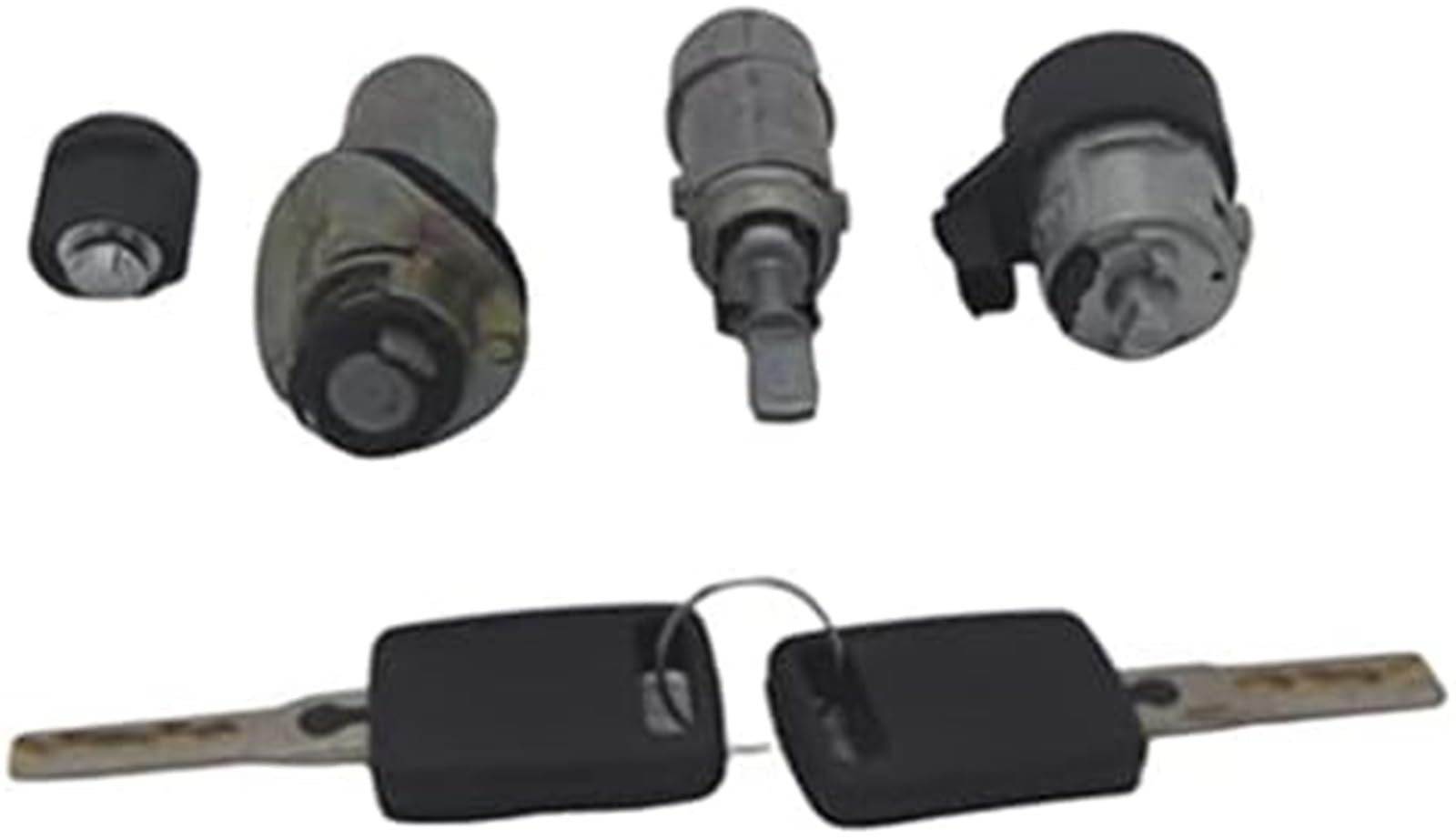 Siłownik automatycznego zamka drzwi Al198 4D0905855G 4B0905851B Kompletny zestaw zamków Wyłącznik zapłonu Lewe drzwi Cylinder bagażnika, dla A6 C5 4B