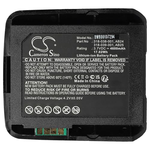 Batterie Intermec CN50 CN51 vhbw 4600mAh pour scanner de code-barre - 3