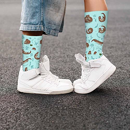 Image of Pehede Socks Mens Fun Dress Socks for Women Funny Novelty Crazy Design Socks