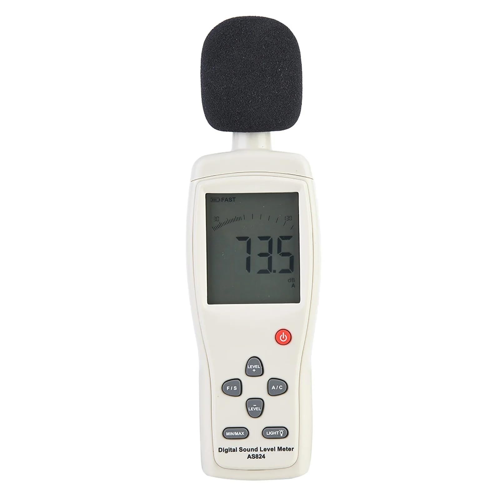 Edede One Color Decibel Meter, Digital Sound Level Meter Digital Sound Tester Integrated Digital Sound Level Meter Noise Measurement Tester