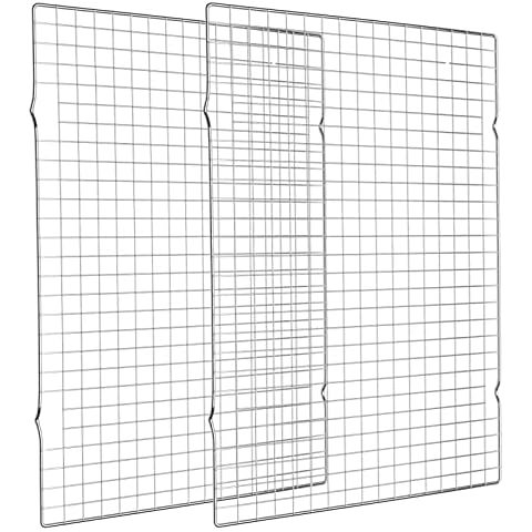 Cooling Rack 2-Pack, 16x10 Inches Cover