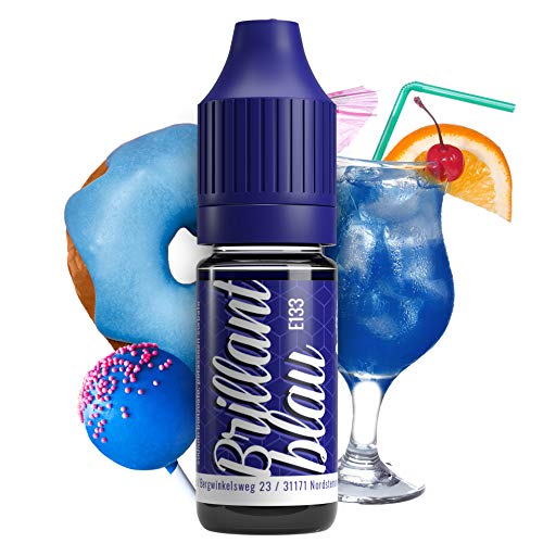V2 Vape Colorante alimentario de vaina extremadamente concentrado, líquido para colorear bebidas, masas, coberturas y todos los demás productos alimenticios Azul brillante
