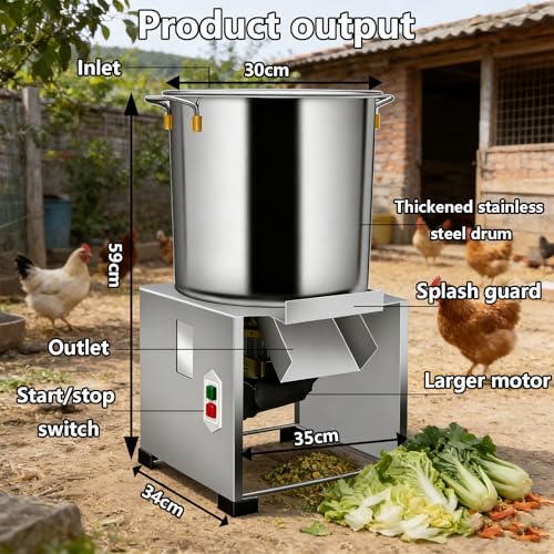 Picadora eléctrica de acero inoxidable para verduras miniatura 6