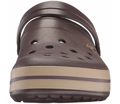 Image of Crocs Unisex Adult Crocband Croslite Espresso /Khaki Clog | 10 UK |