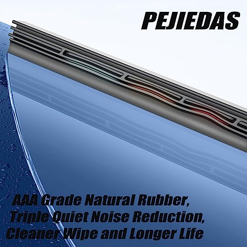 Image of 22 inch+22 inch Windshield Wipers Replacement for Audi A6 C6 S6 2006-2011-Original Factory Quality (Pack of 2)