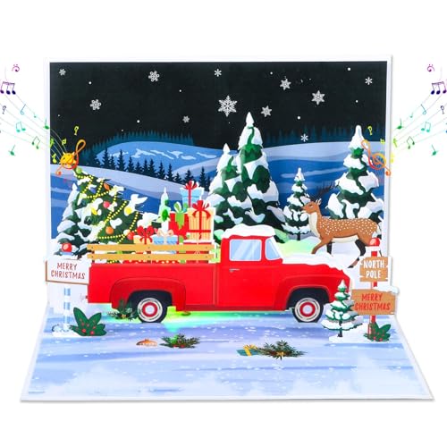 Justforjoyful carte de Noël pop-up interactive pour surprendre vos proches