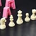 MoldFun 3D Chess Piece Silicone Mold for Chocolate, Candy, Fondant, Cake Decorating, Soap, Candle, Wax Crayon Melt, Plaster, Resin (Set of 12, King, Rook, Queen, Pawn, Knight, Bishop Included)