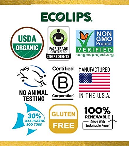 Eco Lips Organic Hemp Lip Balm with Beeswax, Coconut Oil, Vitamin E to Soothe Chapped Lips. 100% Plastic-Free Plant Pod Packaging (Vanilla, 6-Pack) - Image 4