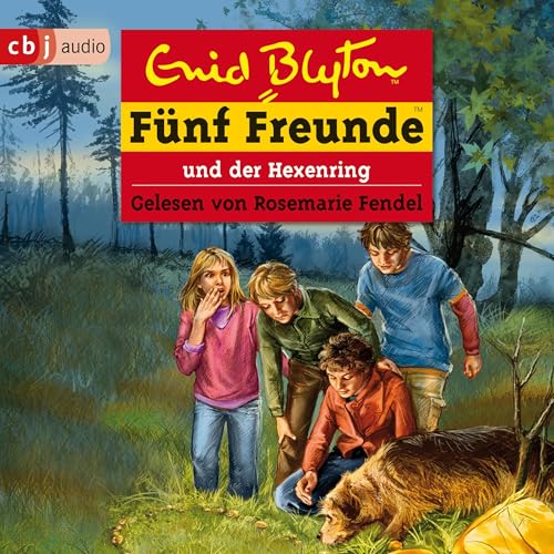 F&uuml;nf Freunde und der Hexenring Audiolivro Por Enid Blyton capa