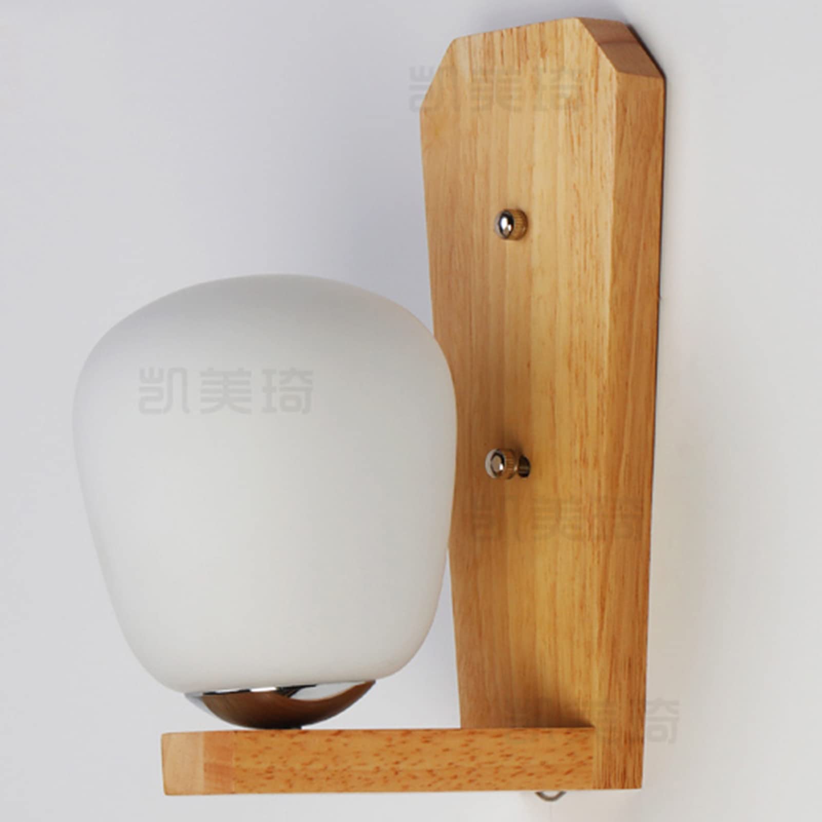 Modernes minimalistisches E27-Massivholz, LED-Deckenleuchte, Schlafzimmer-Nachttischlampe, kreatives Wohnzimmer-Gang-Treppen-Dekorationslicht