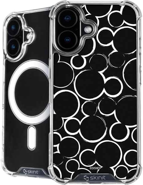 Skinit Phone Case Compatible with MagSafe iPhone 16 - Officially Licensed Disney Mickey Mouse Body Design