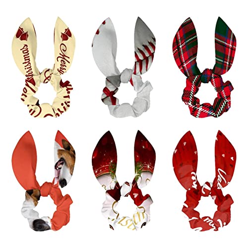 Chouchous pour queue de cheval aquarelle rouge, l'accessoire femme pour vos sorties