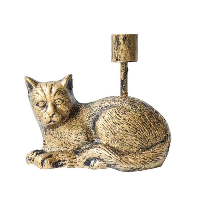 Bougeoir en métal doré animalier Morain idée cadeau déco de table