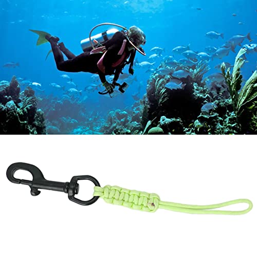 Luminous Diving Lanyard, Diving Anti Lost Strap Underwater Safety Rope Absorbeert lichtbronnen met snelsluiting voor onderwater - Image 4