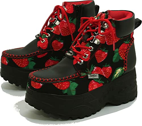 [ [XP YOSUKE ] Xj[J[ fB[X nCJbg 7cm tbg yʃf 23.0cm ubNbh