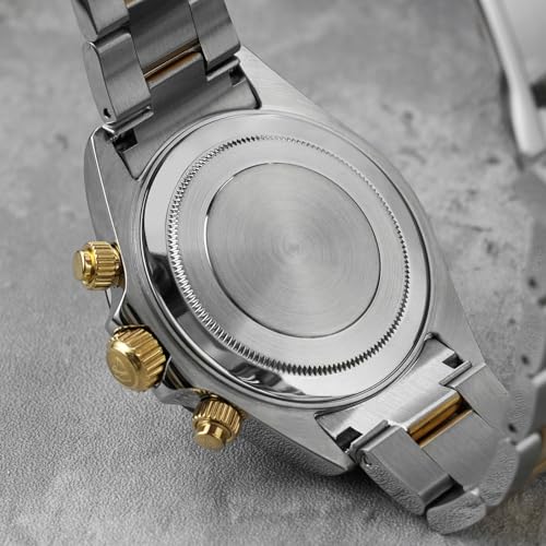 Image of watchdives Quartz Chronograph Watches, WD16500 Mens Wristwatch Japan VK63 Movement 39mm Sapphire Crystal Wristwatch 100M Waterproof Sport Watch for Men
