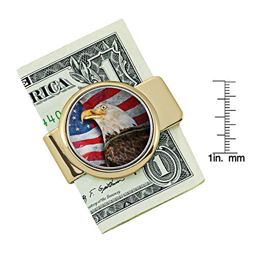 Coin Money Clip JFK Half Dollar with American Eagle2