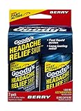 Goody's Headache Relief Shot - Acetaminophen & Caffeine Quickly Relieve Pain Due to Headaches and Body Aches - Berry Flavor, 2 Fluid Ounces, 2 Count