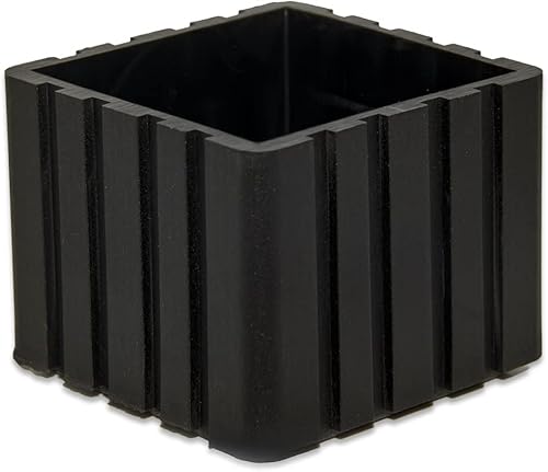 Miniatura 125 de Flyshop 8 tapas para patas de sillas de patio, de PVC, protectores de suelo cuadrados para patas de silla, fundas cuadradas para muebles, 3/4 PVC