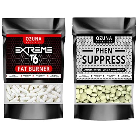 Extreme T6 Keto Fat Burner & PHEN Suppress Appetite Suppressant Bundle, Weight Loss & Appetite Control Pills, Made in The UK Cover