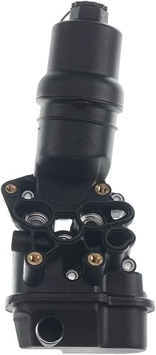 Miniatura 2 de A-Premium Conjunto de tapa de carcasa del filtro de aceite compatible con Volkswagen Jetta 2007-2008, Passat/GTI 2006-2008, Golf 2012-2013, Eos