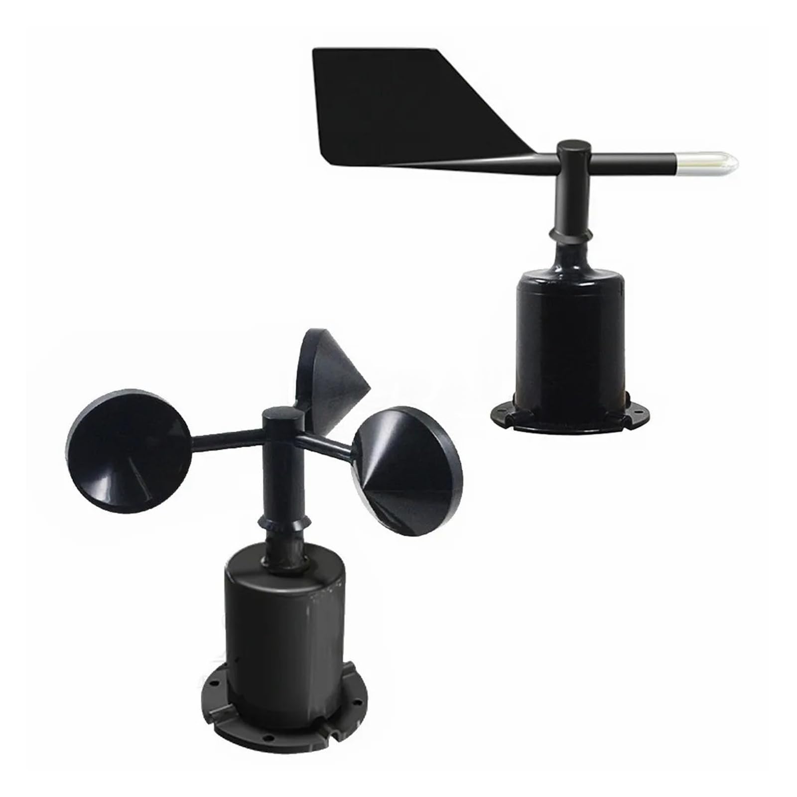 Station météo 60 m/s, anémomètre extérieur 3 Tasses, capteur de Vitesse et de Direction du Vent en Fibre de Polycarbonate, Sortie RS485 4-20 mA 0-5 V 0-10 V(RS485 Kit)