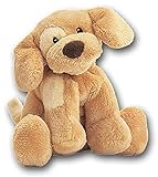 Spunky Puppy Baby Rattle Brown