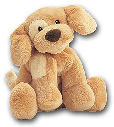 Spunky Puppy Baby Rattle Brown