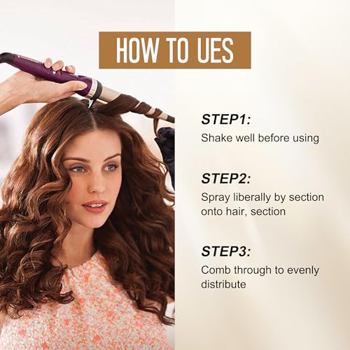 immetee Spray Protector del Calor, Protector Térmico para el Cabello, Spray Protector Térmico para el Cabello Hidratante y Control del Encrespamiento(150ml/5.07oz) - imagen 6