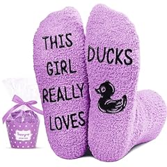 Girl Really Loves Ducks Purple