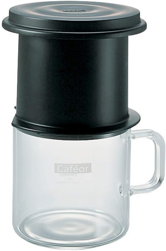 Amazon.co.jp HARIO(ハリオ) ワンカップ コーヒーメーカー 1杯用 170ml ブラック ワンカップ ティーメーカー 日本