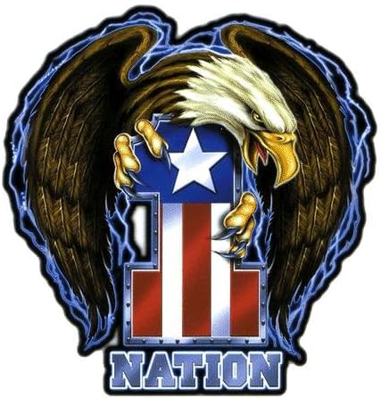 Mindfull Designs - American Eagle 1 Nation - Sticker / Decal