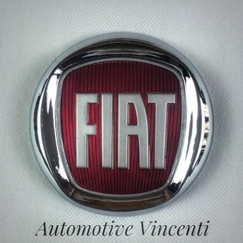 Red Fiat Logo Emblem Decoration for Multiple Models Cover