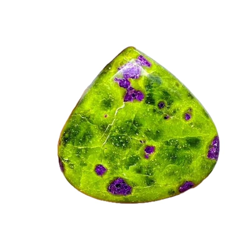 Cabochon atlantisite naturelle 31x32x7mm pour la fabrication de bijoux bague pendentif collier