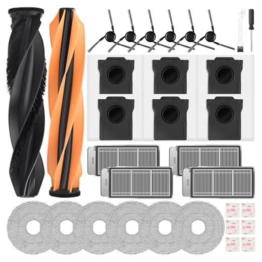 Bpbdzz 32 Stück zubehör für Dreame X50 Ultra Complete/L50 Pro Ultra/X50 Master/matrix10 Ultra Saugroboter, L40s Ultra/L40s Ultra AE/L40s Ultra CE Robot Vacuum,für Mova V50 Ultra Complete Saugroboter