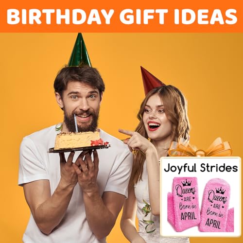 Image of HAPPYPOP Birthday Gifts Ideas for Mom - Pink Month Birthday Socks for Women