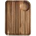 Produktbild Jamie Oliver Tranchierbrett Extra großes Tranchier-Schneidbrett mit Saftrillensystem aus Akazienholz, 46 x 33,5 x 2,5 cm