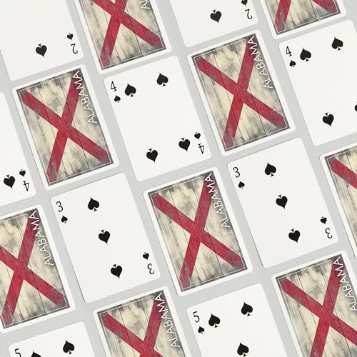 Lantern Press Alabama, baraja poker de 52 cartas miniatura 4