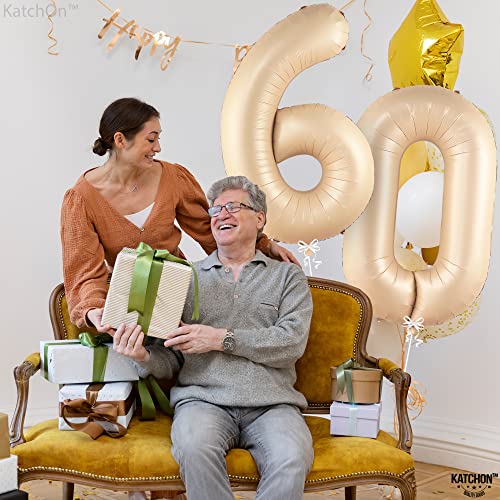 Image of KatchOn Gaint Caramel 0 Balloon Number 40 Inch