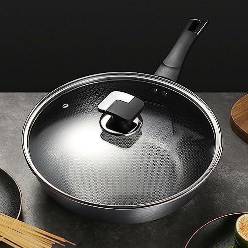 Wok de Acero al Carbono con Base Plana miniatura 6