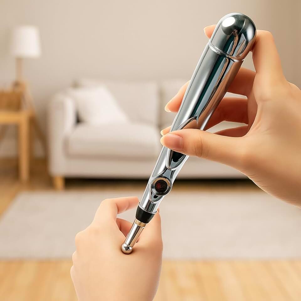 Caneta Eletrônica Acupuntura Estimulador Terapêutico Portátil