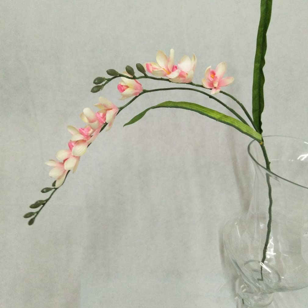 10 Teile/los Großhandel Cymbidium Orchidee künstliche Seide blüht nach Hause rosa Zimmer Dekor Hochzeit Fotografie Requisiten Geschenk für Freundin