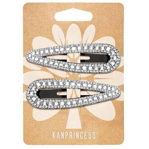KANPRINCESS Rhinestone Hair Clips