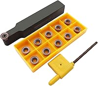 Vista 11 de 11 unids RPMT08T2MOE R4 insertos de fresado de carburo indexable cortador de cuchilla con 5/8 "/16 mm SRDPN1616H08 Carburo indexable Herramientas