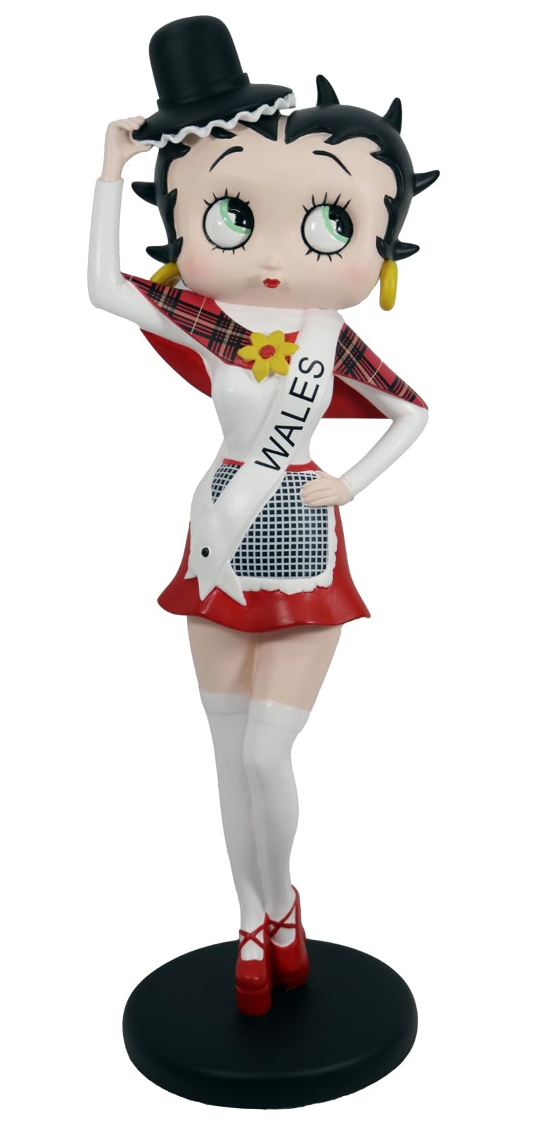 Middle-England 33cm Betty Boop Wales Traditional Dress Collectable Figurine