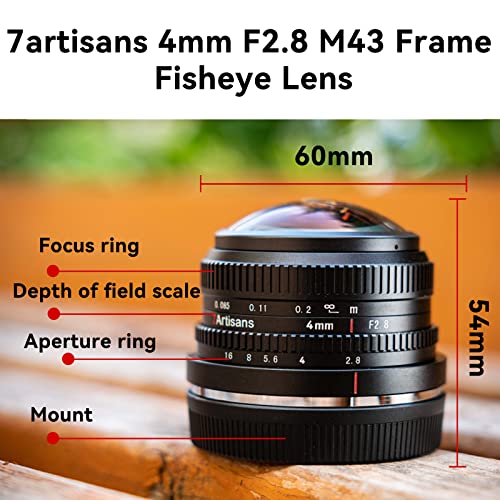 7artisans 4mm F2.8 魚眼レンズ